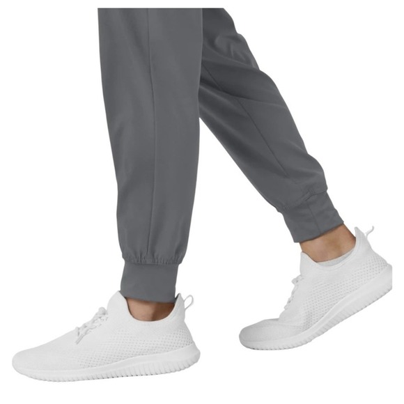 Wink W123 Women's Comfort Waist Cargo Jogger Scrub Pants XXS Pewter - Picture 4 of 8